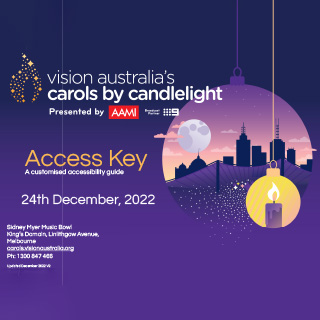 Front cover of Carols by Candlelight Access Key 2022